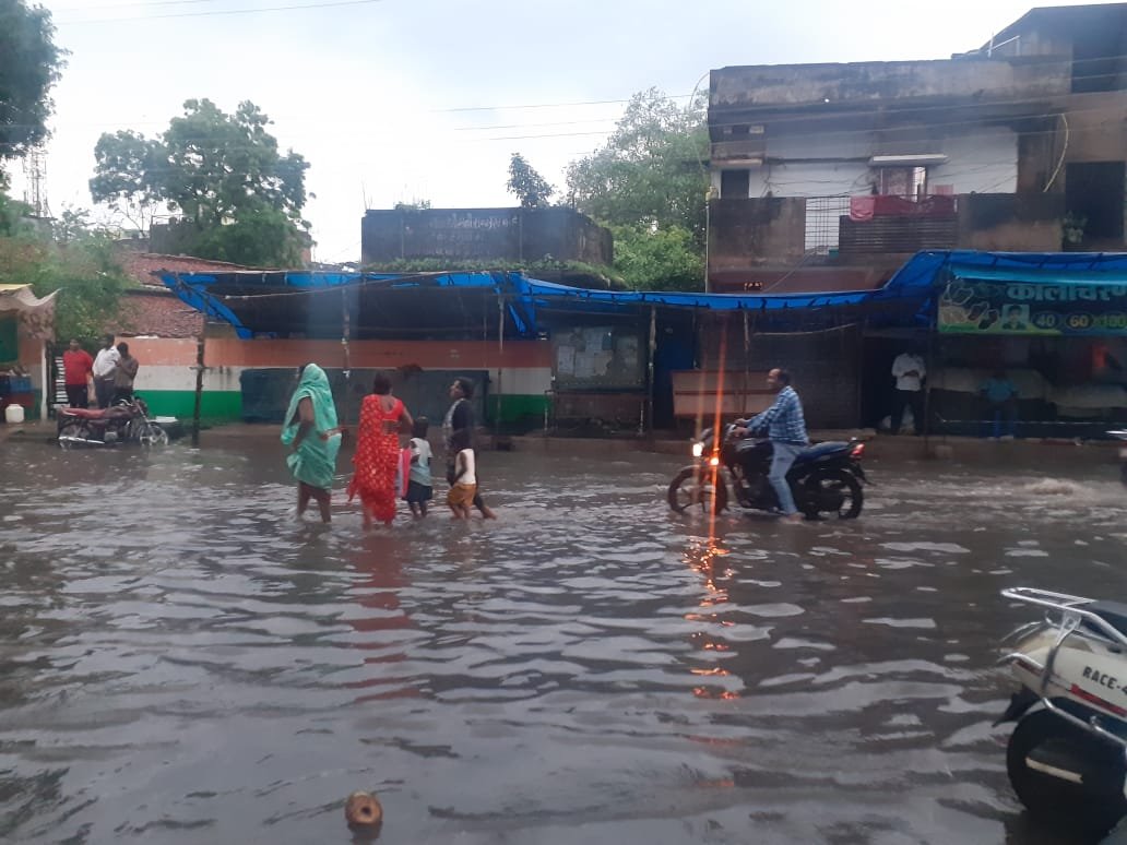 सक्ती नगर का "गौरव पथ" बना "पानी पथ" 1 IMG 20230818 WA0006 kshititech