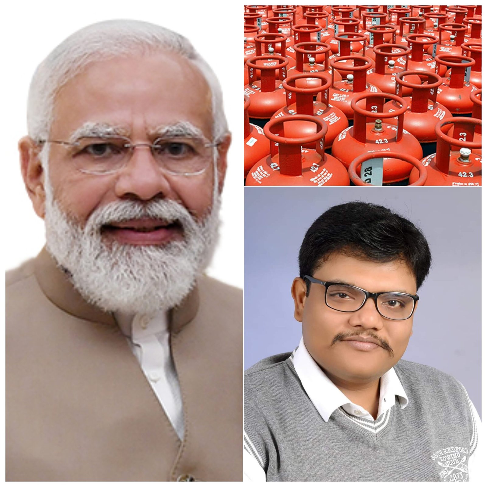 रसोई गैस सिलेंडर के दाम हुए कम, जिला पंचायत सदस्य टिकेश्वर गबेल ने कहा -रक्षाबंधन में देश की बहनों को प्रधानमंत्री का उपहार, पीएम का जताया आभार 1 InCollage 20230829 213750448 scaled kshititech