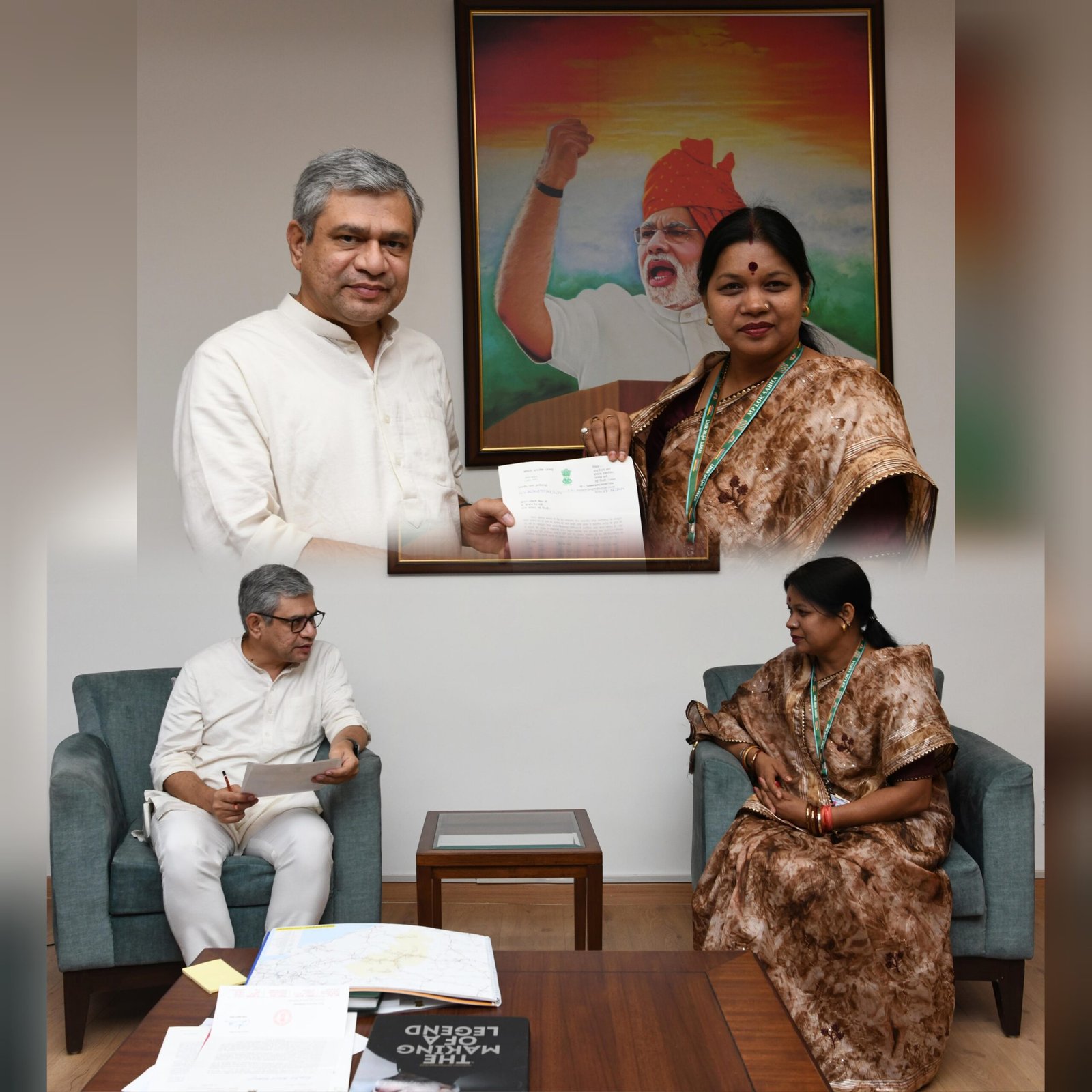 सांसद कमलेश जांगड़े का सक्ती के लिए प्रयास, रेलवे मिनिस्टर अश्वनी वैष्णव से मिलकर रखी प्रमुख मांग, सक्ती रेलवे को जल्द ही लग सकते हैं पंख 1 InCollage 20240627 203235740 scaled kshititech