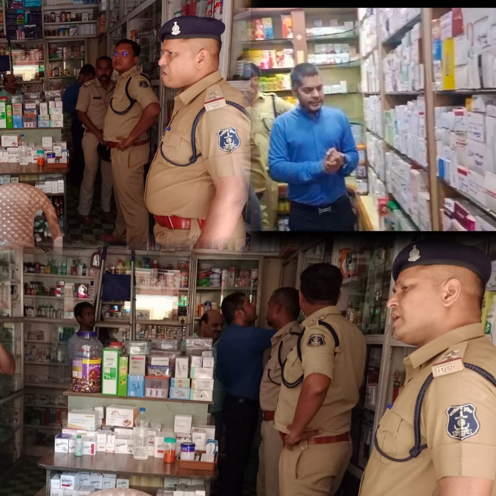 सक्ती की दवाई दुकानों में पुलिस की दबिश, नशीली टेबलेट या सिरफ बेची तो खैर नहीं, तो ये है पुलिस का टारगेट, जाने सक्ती की किन दवाई दुकानों को खंगाला और क्या मिला? 1 InCollage 20240709 211741063 scaled kshititech