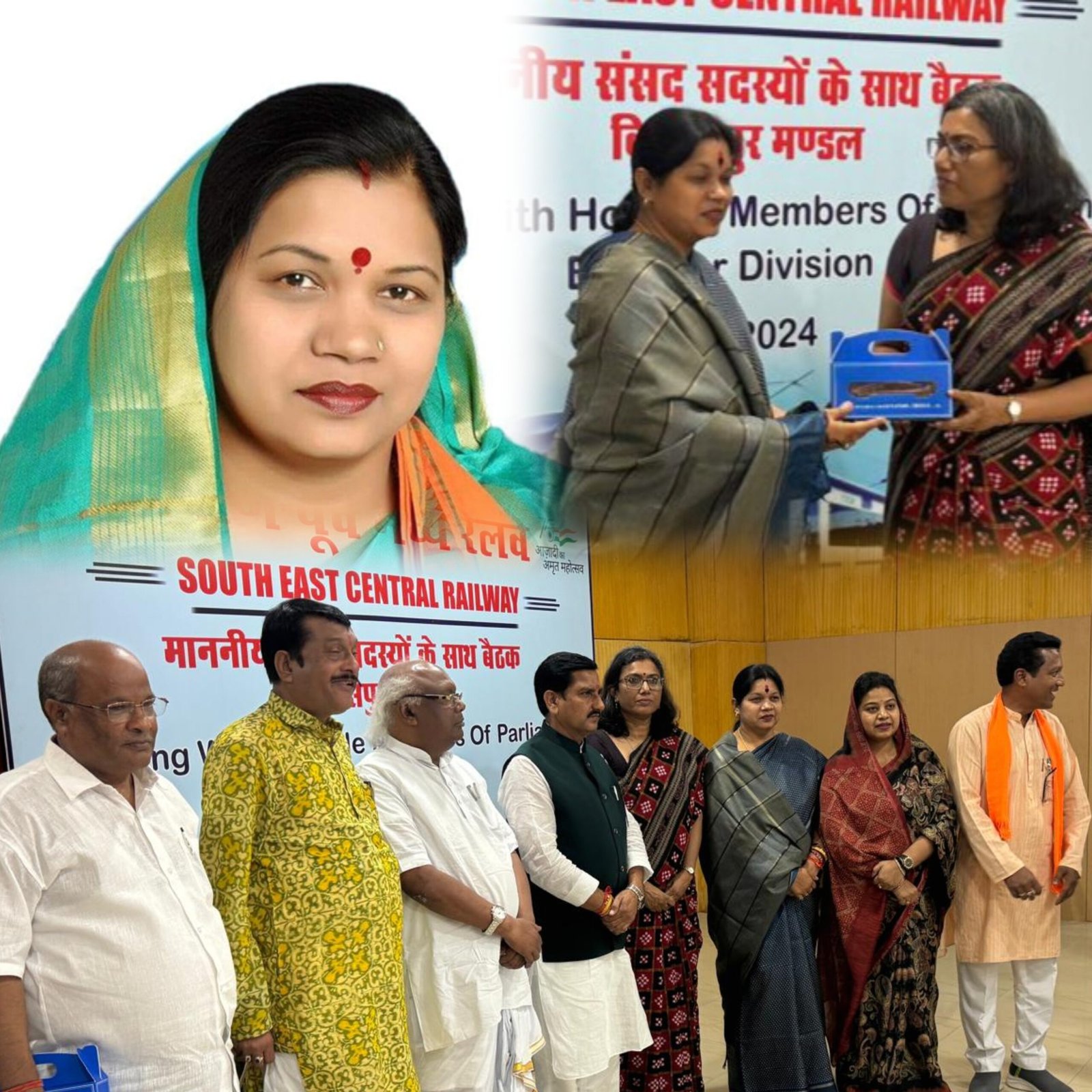 रेल्वे की बैठक में शामिल होकर व्याप्त समस्याओं को दूर करने की मांग की सांसद कमलेश ने 1 InCollage 20240906 200038973 scaled kshititech
