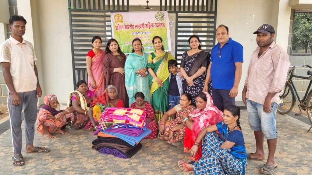 मारवाड़ी महिला सम्मेलन की नेक पहल, जरूरतमंद लोगों को किया कंबल वितरण 2 img 20241222 wa01263442058868380396528 kshititech
