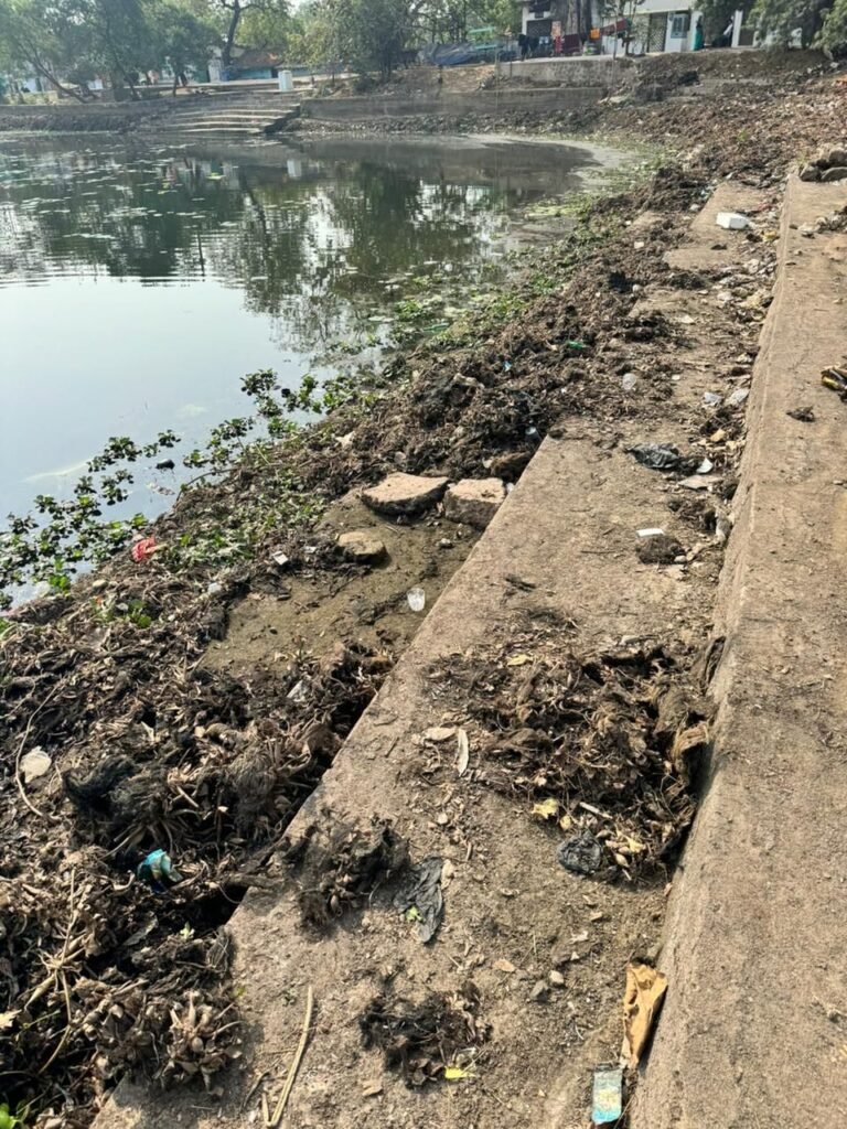 वार्ड 11 के पार्षद उर्मिला संजय कश्यप एक्शन मोड में, गणेश व तालाब की पचरियो को कराया साफ, बोर में लगवाया नया पंप, पार्षद की सक्रियता की चर्चा हो रही पूरे नगर में 2 img 20250224 wa02438592801772219261073 kshititech