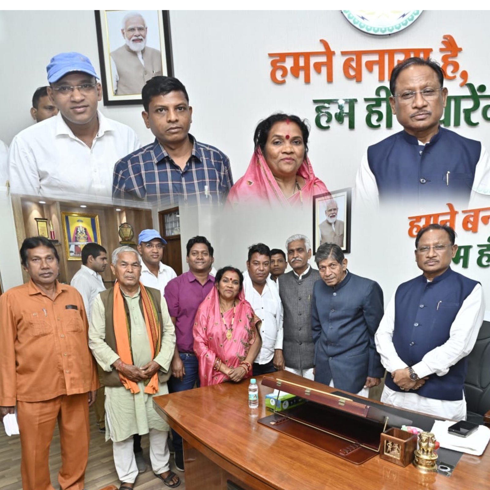 प्रमुख मांगों को लेकर मुख्यमंत्री से मिला छ.ग. समर्थन मूल्य धान खरीदी कंप्यूटर ऑपरेटर संघ,3 सूत्रीय मांगों लेकर दिया ज्ञापन, खाद्य विभाग में में विलय करने की मांग प्रमुख 1 InCollage 20250313 193405054 scaled kshititech
